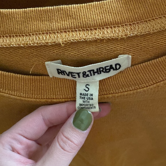 Madewell x Rivet & Thread Puff Sleeve Sweatshirt - Picture 4 of 4